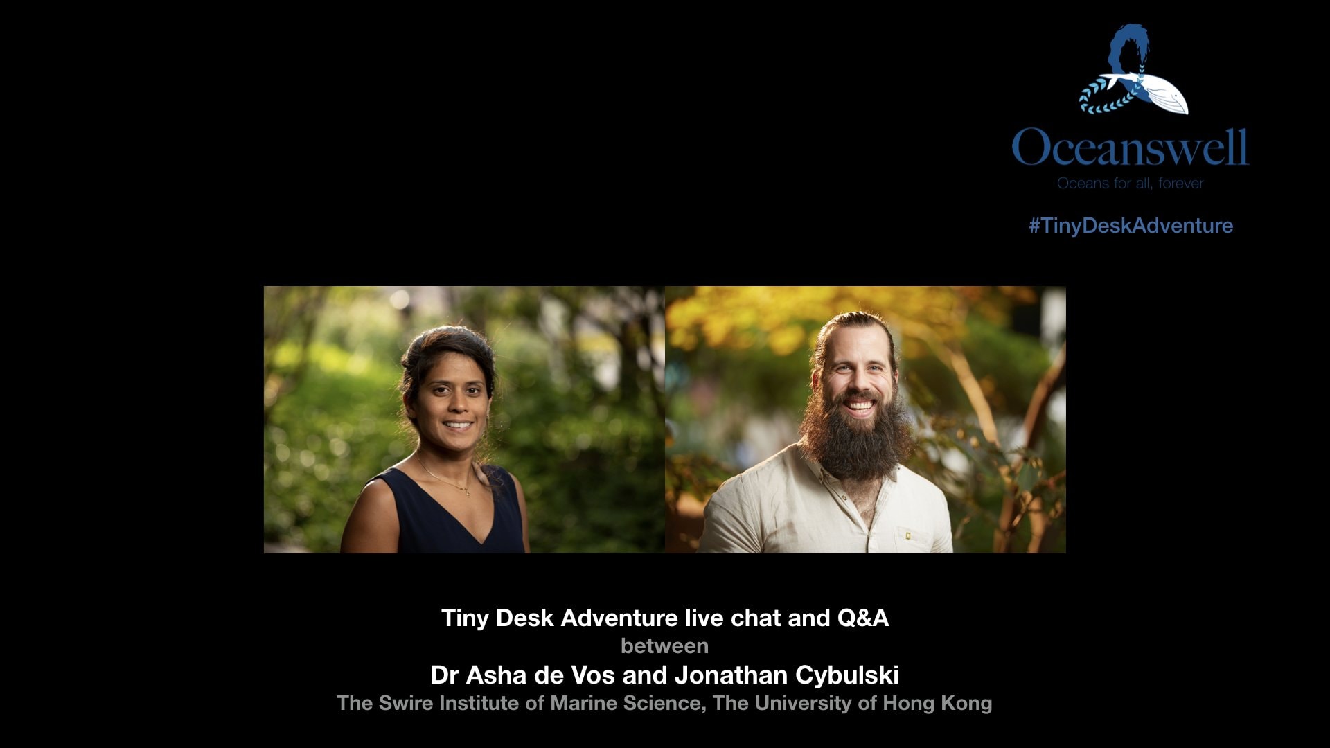 TINY DESK ADVENTURES INSTAGRAM LIVE Q&A WITH DR ASHA DE VOS AND JONATHAN CYBULSKI 1