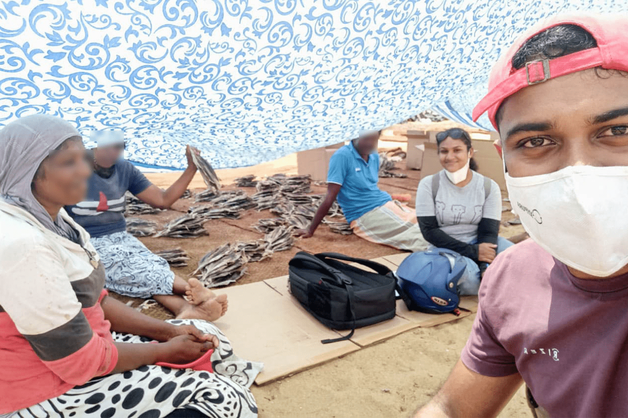 Kaushalya and Manuja had a conversation with tuna processors in Negombo